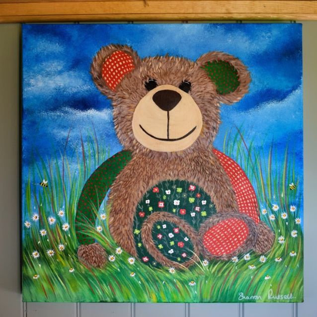 Teddy Bear Original Artwork image 1