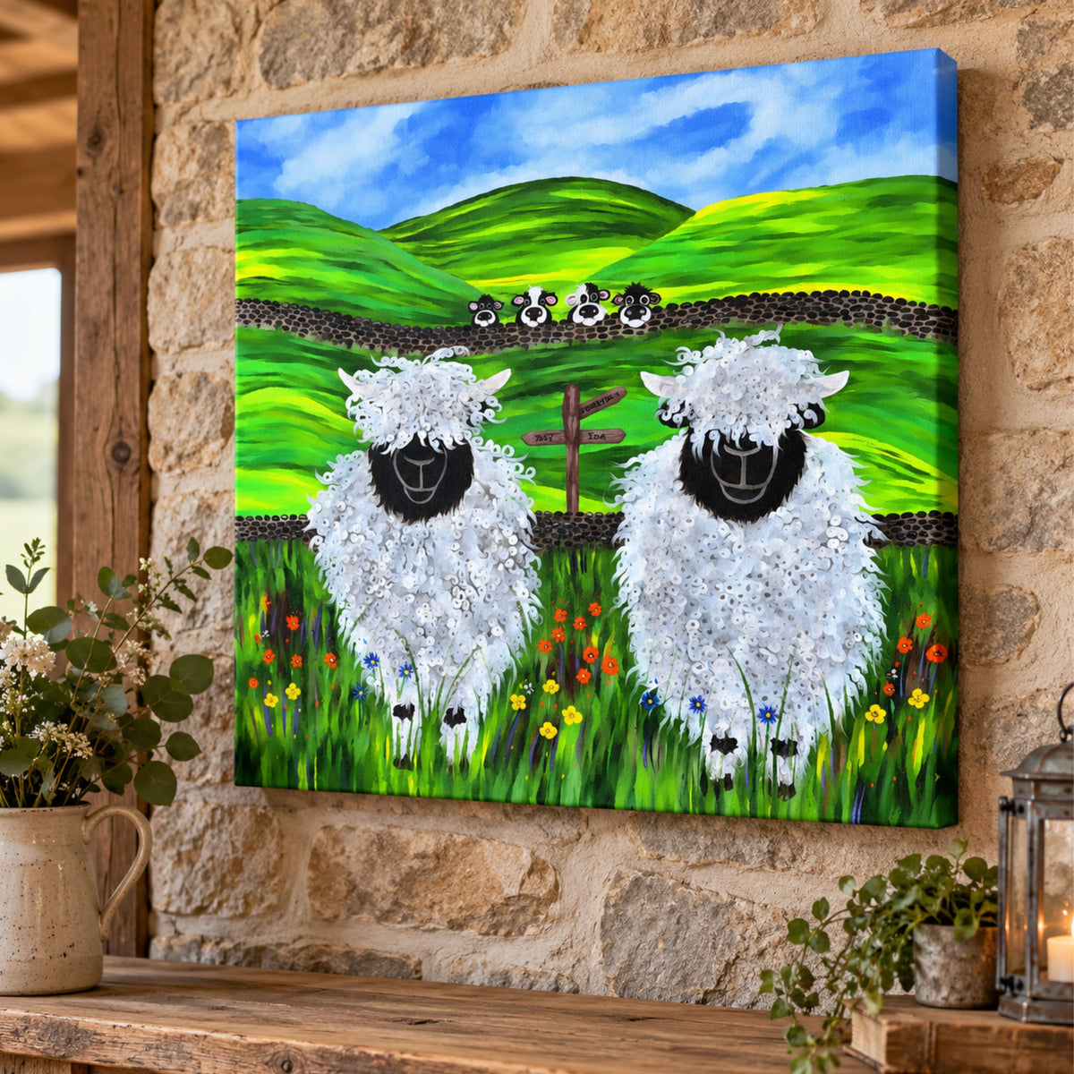 Izzy & Ida in Wensleydale Print