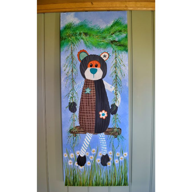 Boo Teddy Original Artwork image 0