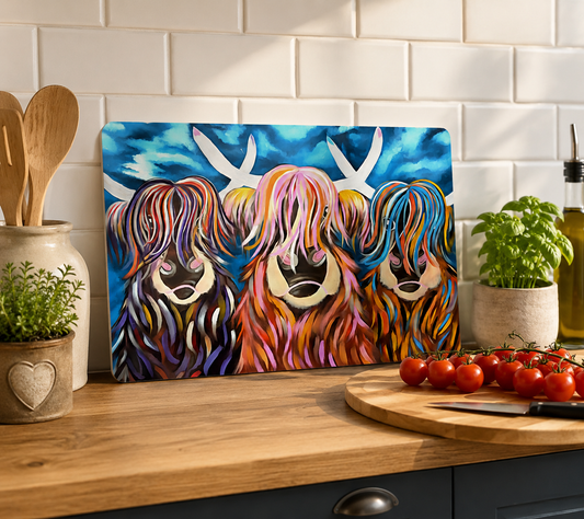 Highland Jazz Chopping Board
